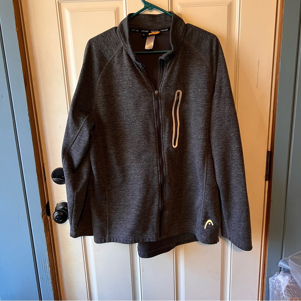 Head Men’s Dark Gray Activewear Lightweight Jacket Size Large